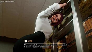 Is Lara Croft's solo shower masturbation too steamy in 3D hentai?