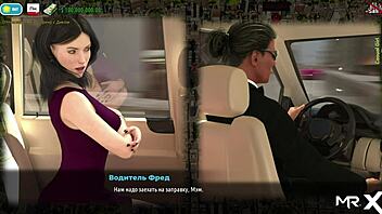 beautiful model bent over in doggystyle for alien monster