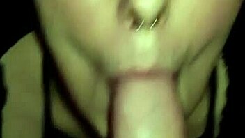 step-sister in pigtails begs for cum in her mouth from monster cock