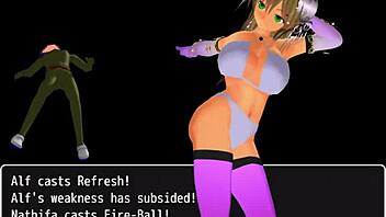 Sharifa's heroic moments in this animated porn gallery