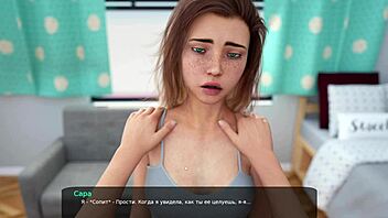 Milf plays game, sucks huge cock, cums in mouth