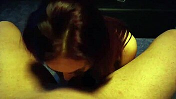 Russian beauty intensely sucks dick for cum in mouth.