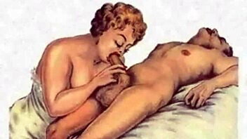 Vintage Erotic Illustration From Retro Anime