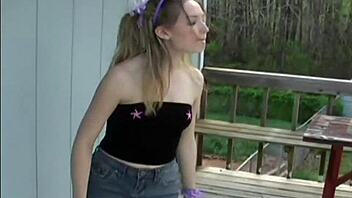 Come help me look for easter eggs out back with upskirt flashing.