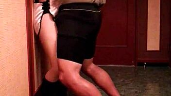 Ballbusting session with femdom kicking