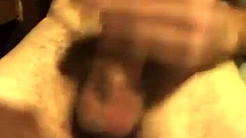 Close-up jerking off video with unexplained voice at 1:33
