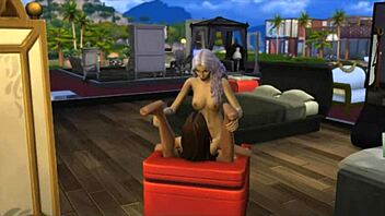 Seraphina fucks neighbor in bathroom sims 4