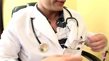 she went to the hospital to remove a tattoo, but the doctor used cum instead.