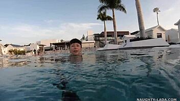 my swimsuit gets all see through when wet at the public pool, oops