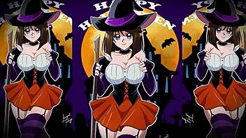 Cosplay waifu in anime style