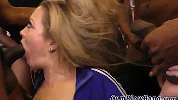 Intense Emotions In Interracial Blowbang With Monster Cocks