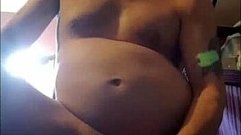 Gay bisexual man showing off his big dick in homemade video