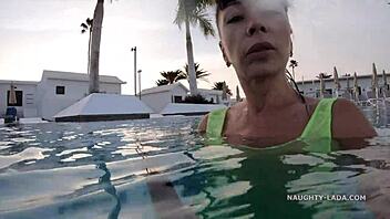 my swimsuit gets all see through when wet at the public pool, oops