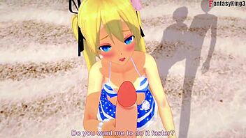 Oops, I Meant Marie Rose Suckin’ on Beach in Bikini!