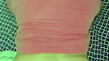 latina with narrow ass bent over in doggystyle anal, chubby tits bouncing.