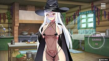 Why is the witch trapped in sexual prison 7? Dating naked in this anime hentai game.