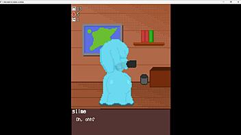 Train Slime In 3d Cartoon Game With Curvy Huge Tits