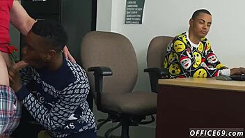 cute straight boy with big dick turns gay.