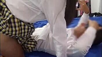 Student fucks athletic professor for top grade, craving his rumored huge cock