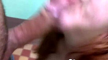 amateur redhead swallows cum after outdoor doggystyle assfucking