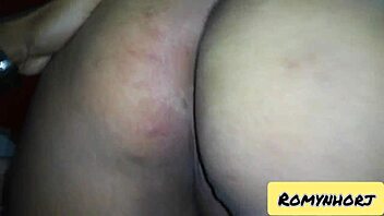 watch romynhorj roughly fuck two girls' asses with dildo in doggystyle.