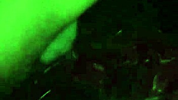 Tattoed goth chick sucks stranger's cock in video booth.