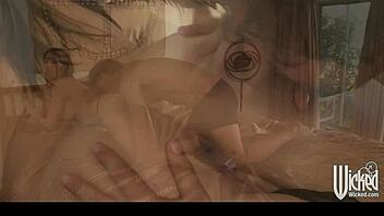 i am the bi-curious brunette housewife with big tits giving my man anal sex