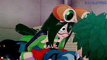 Tsuyu And Mt Lady Fuck Izuku