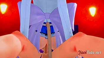 Campbuddy Yaoi 3D - Yoichi Fucks Neko Femboy Trap and Cum Inside