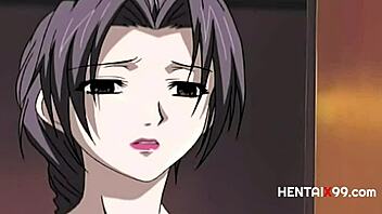 Step auntie is very jealous and wants to take my attention – hentai