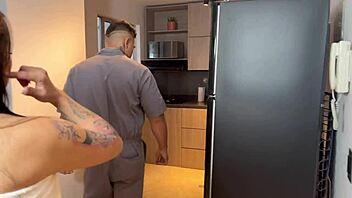 i followed the colombian housewife to avoid cutting her gas, leading to sensual fucking