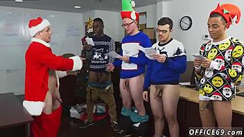 cute straight boy with big dick turns gay.