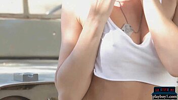 Jennifer Ann Strips Outdoor Naturally