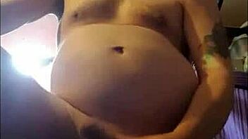 shy bisexual male shoots a big cumshot at home