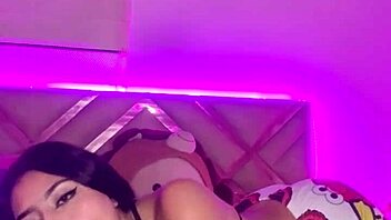 The beautiful latina gets aroused by her stepbrother's monster cock.