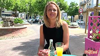 Julie, the flirty milf, hunts for steamy fun in part 1