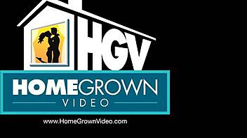 Adorable chubby blonde amateur toys her smooth hairless pussy hard