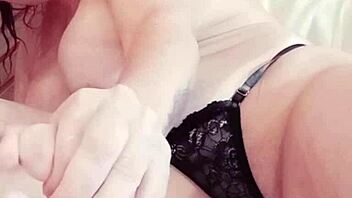 Story of petite blonde's pussy fetish ending with cumshot