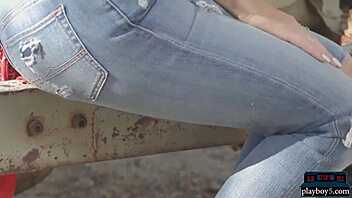 Jennifer Ann Strips Outdoor Naturally