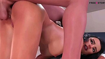 college kings game where amber gets her first time anal in josh's house with blowjob