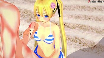 Oops, I Meant Marie Rose Suckin’ on Beach in Bikini!
