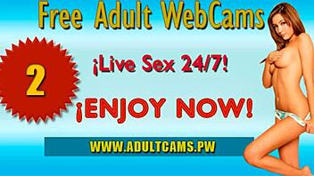 tattooed blonde uses dildo on cam