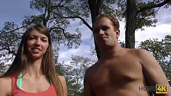 Hunt4k Brings Hidden Brunette Pickup for Cash-Fueled Action