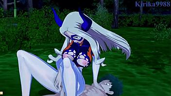 Tsuyu And Mt Lady Fuck Izuku