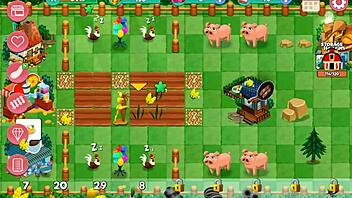 redhead milf with big tits and ass plays sex game in fantasy anime part 08