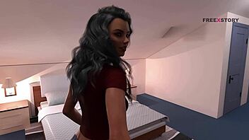 college kings game where amber gets her first time anal in josh's house with blowjob