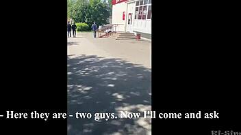 ki-sim picks up a stranger on the russian street and sucks him off in pov, not fake