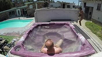 Watch Dayanara In Hot Tub POV 3