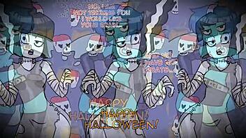 Cosplay waifu in anime style