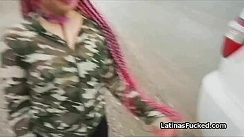 Wow, this unique latina gets fucked hard on her first casting!